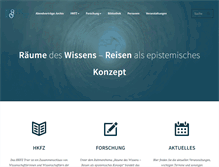 Tablet Screenshot of hkfz.uni-trier.de