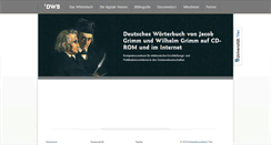 Desktop Screenshot of dwb.uni-trier.de