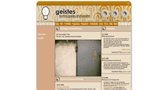 Desktop Screenshot of geistesblitze.uni-trier.de