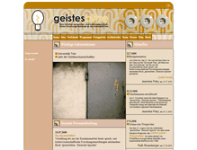 Tablet Screenshot of geistesblitze.uni-trier.de