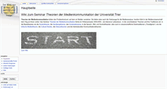 Desktop Screenshot of luhmann.uni-trier.de
