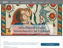 Tablet Screenshot of mwv.uni-trier.de