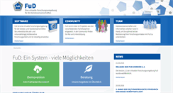 Desktop Screenshot of fud.uni-trier.de